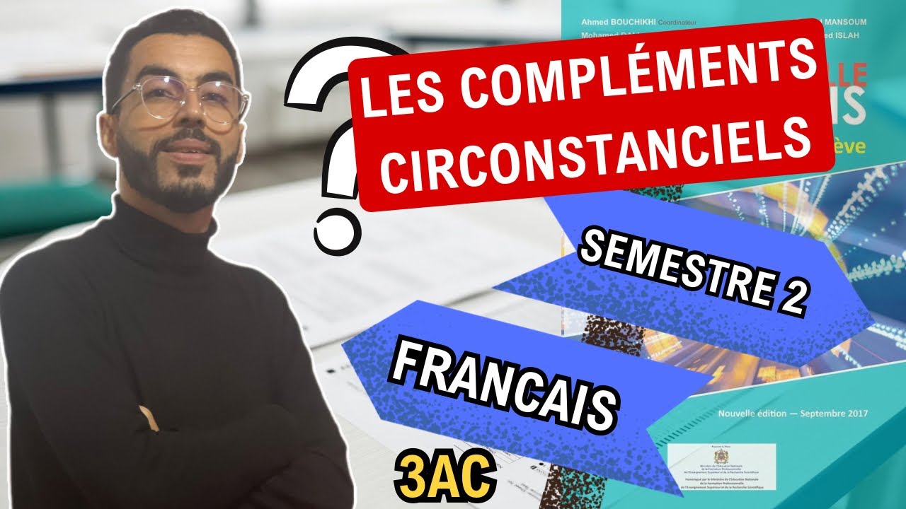 3AC: Les compléments circonstanciels _ La circonstance de lieu, de temps, de manière et de moyen