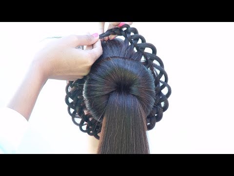 new-beautiful-and-easy-hairstyle-for-bridal-|-hairstyle-for-lehenga-|-latest-hairstyle-|-hairstyle