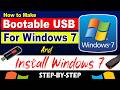 How to Make Bootable USB for Windows 7 | Install Windows 7 Step-by-Step (100% Guide) Ayaz Tech Help