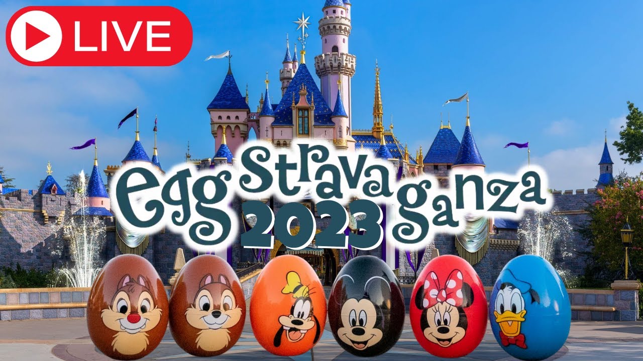🔴 LIVE DISNEYLAND EGGSTRAVAGANZA, MERCH, RIDES & FUN YouTube