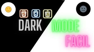 Activa el Modo Oscuro Fácil: Usando un Button con HTML CSS y JS | Dark Mode | Ez | Opcion 2 🌞🌚✅