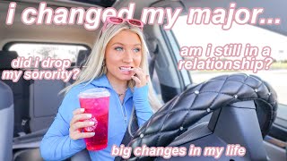 I Changed My Major... | Drive With Me, Answering Questions I've Been Avoiding | Lauren Norris