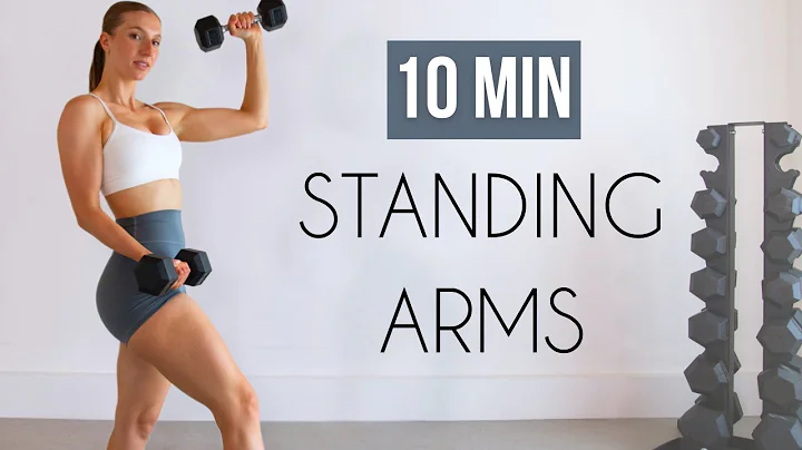 10 MIN STANDING TONED ARMS WORKOUT - No Repeats, At Home