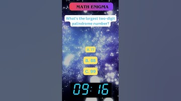 Math Enigma: Palindrome Number #riddles #braingame  #collegeprep #interactivelearning