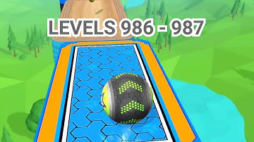 Going Balls - Levels 986 - 987 (Android IOS Gameplay)