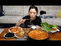  korean home mealreal soundasmr mukbang