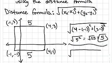 Area and Perimeter using Distance Formula
