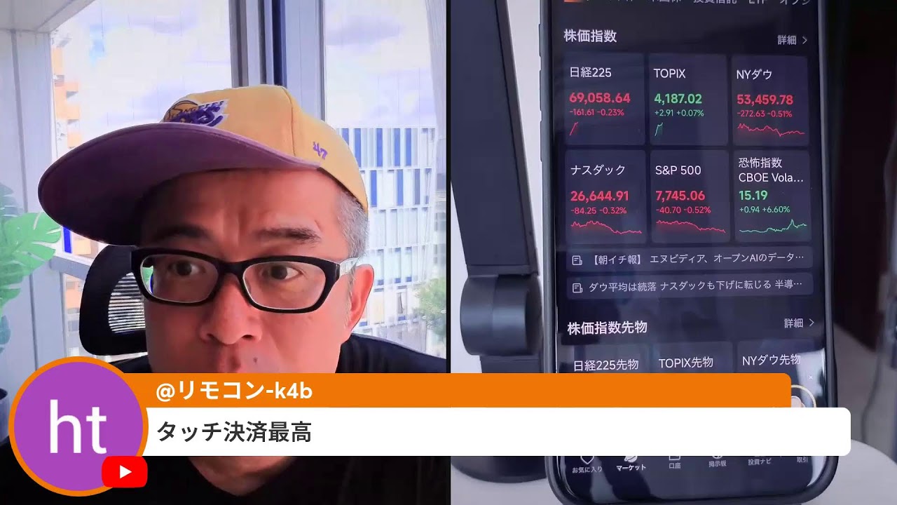 米3指数とも下落で日経先物400円安