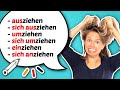 Verstehen der Verben: ausziehen, umziehen und einziehen