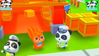 PATROLI POLISI LALULINTAS BAYI PANDA KIKI | GAME KARTUN | BABYBUS INDONESIA