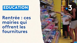 Rentrée : ces mairies qui offrent les fournitures scolaires