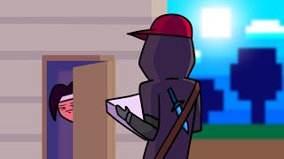 Minecraft Pizza Delivery Again | Dream Shorts Animation #Shorts