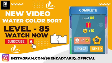 Water Color Sort - Solved Level - 85