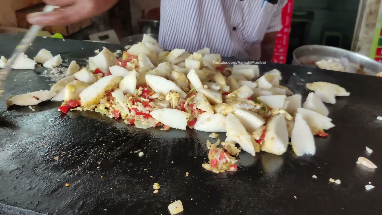 IDLI CUTTING FRY | Paneer Chilli Idli | Indian Street Food | Aamchi Mumbai