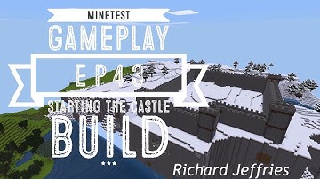 Minetest Gameplay - EP43 - Starting the Castle