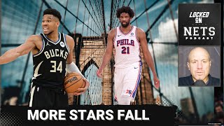 Giannis Antetokounmpo and Joel Embiid out of playoffs. What it means for the Brooklyn Nets