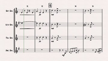 Libertango (shorter version) - Astor Piazolla - Tango Nuevo - Saxophone Quartet