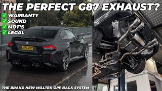 YOUR G87 M2 NEEDS THIS: The *NEW* Revised Milltek OPF Back Exhaust (EU LEGAL)  #g87m2 #m2 #s58