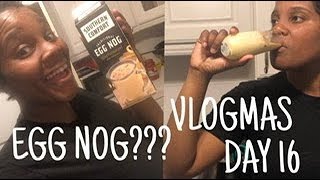 EGG NOG OR NAWL??? | VLOGMAS DAY 16 | T T PARTY OF 6