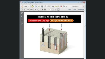 kttc1 - buổi 5 (sáng 2/1/2022) - Chương 5: Thi công cọc và đóng cừ. Chương 6: Công tác bê tông
