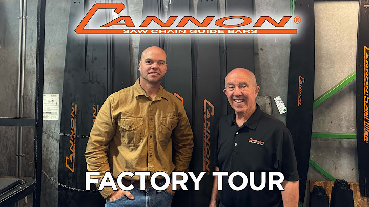 How Are Chainsaw Bars Made? Cannon Bar Full Factory Tour