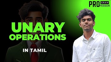 #5 Unary operations in Java in Tamil