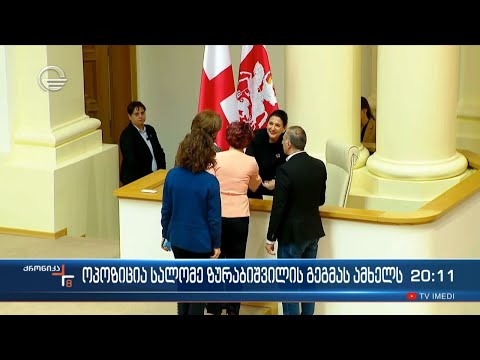 ოპოზიცია სალომე ზურაბიშვილის გეგმას ამხელს