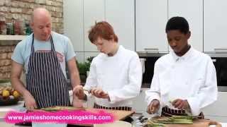 How to prepare asparagus   Jamie Oliver's Home Cooking Skills