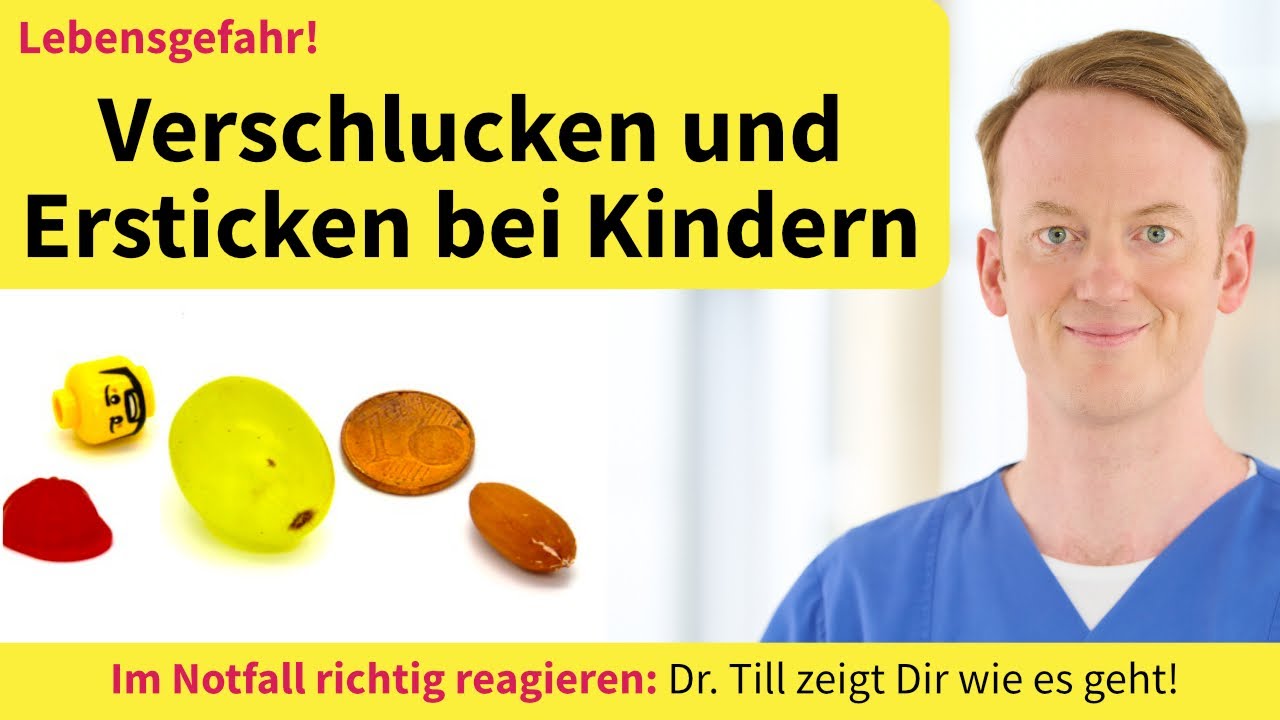 Verschlucken und Ersticken bei Kindern und Babys: Was tun?