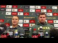 Springbok media conference with Cheslin Kolbe and Marco van Staden