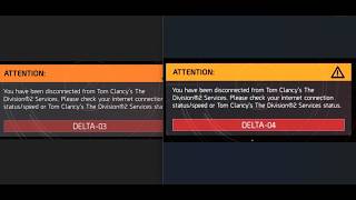 Tom Clancy's The Division 2: DELTA-03/DELTA-04 Error