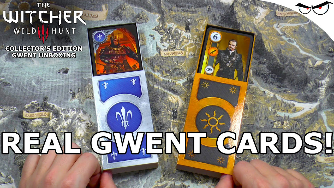 gwent card  New 2022  Witcher 3: Real Gwent Cards / Decks! [Witcher 3 Collector's Edition Unboxing]