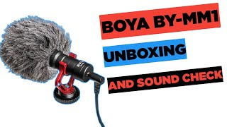 Boya BY-MM1 Microphone unboxing and sound check | Bibek Lama Blone |