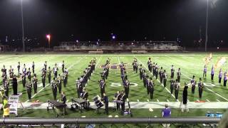 Union County High School "Pride of the Mountains Marching Band" VS Andrews NC Halftime 9/12/14