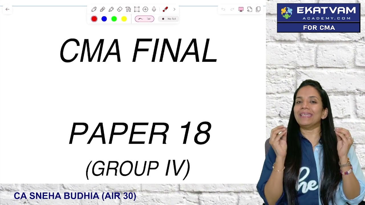 CFR 40 Days Strategy | CMA Final Dec 2025 Exam | CA Sneha Budhia