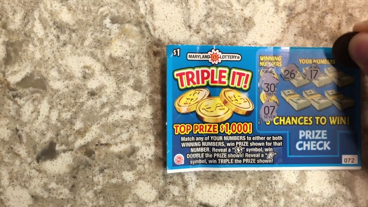 Triple It! 1 Maryland Scratcher Scratchers [1] YouTube