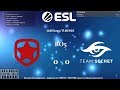 [RU] Gambit Esports vs. Team Secret - ESL One Katowice 2019 2019 BO5 @4liver_r