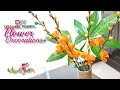 DIY Orange Poppy Flower Decorations: Home Decor