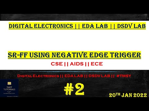 SRFF || Verilog Code || Negative Edge Trigger