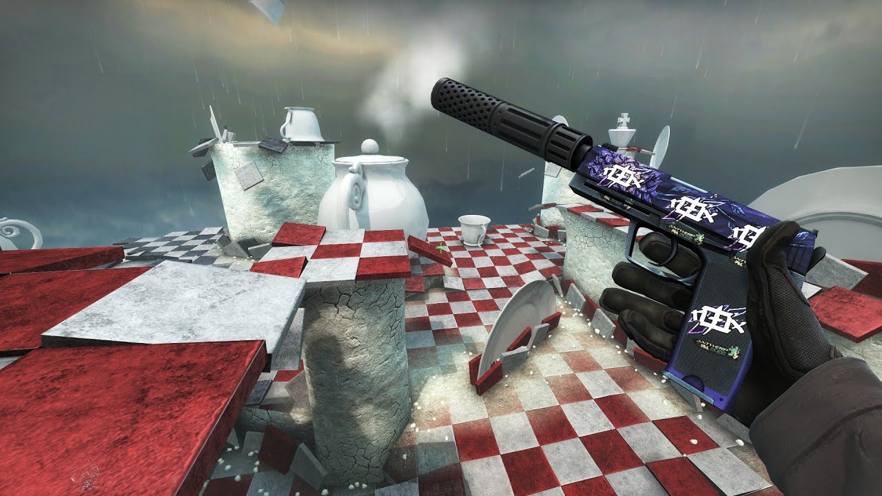 CSGO USPS Black Lotus sticker combos YouTube