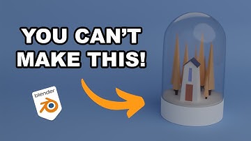 Blender 3D Magic: Create an Incredibly Low Poly Snow Globe in no time!