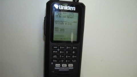 Uniden UBCD3600XLT BCD436HP NXDN Radio Scanner in P25 Reception