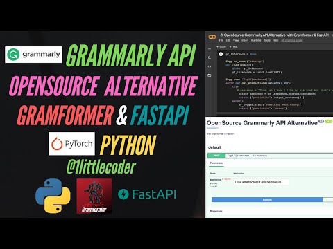 Build Grammarly API Opensource Grammar Correction Alternative with Gramformer & FastAPI in Python