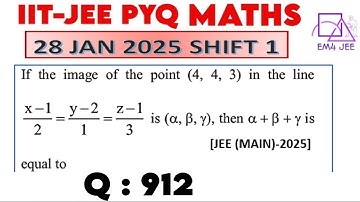 If the image of the point (4, 4, 3) in the line (x - 1)/2 = (y - 2)/1 = (z - 1)/3 is (α, β, γ)