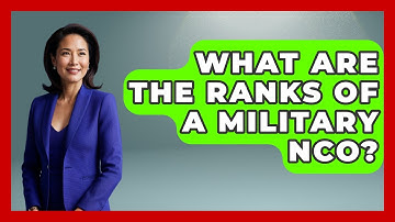 What Are the Ranks of a Military NCO? | Air Guard Commanders
