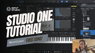 How to Record your first song in Studio One - Step by step set up