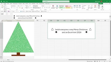 Merry Christmas and an Excel-lent 2024!