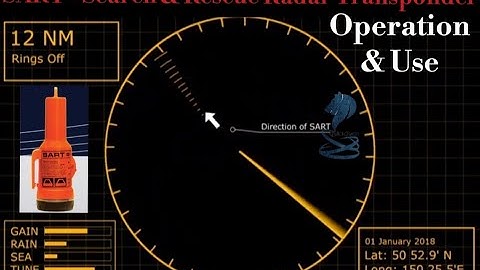 SART - Search and Rescue Radar Transponder | Radar activation and functioning