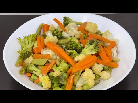 वीडियो: बहुरंगी सब्जी सलाद रेसिपी