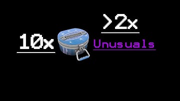 TF2 - 2 UNUSUALS IN 10 CRATES!?